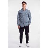TEAMLTD - HOMESTEAD DENIM BUTTON-UP | Blue