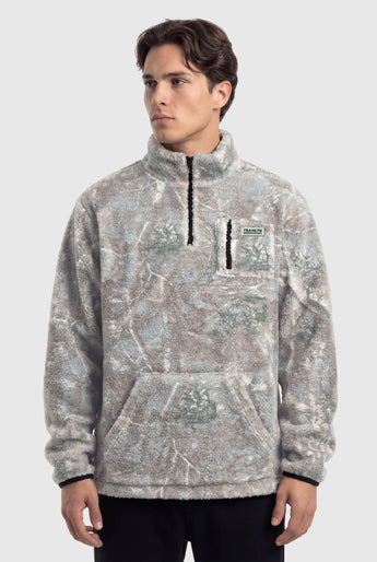 TEAMLTD - WOODLAND SHERPA 1/4 ZIP | Camo