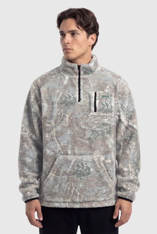 TEAMLTD - WOODLAND SHERPA 1/4 ZIP | Camo