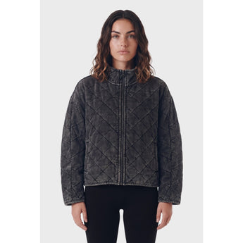 TEAMLTD - NORTHWAY QUILTED JACKET | Washed Black