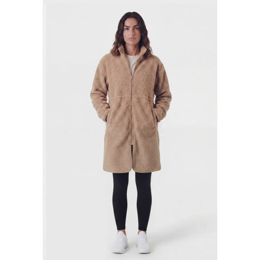 TEAMLTD - AFTER HOURS SHERPA COAT | Camel