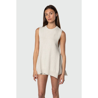 TEAMLTD - KNIT TANK | Natural - The Cabana.ca