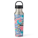 LIFE IS GOOD - CORKCICLE LIG BOTTLE | Beach Sticker Collage 20oz Stainless