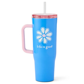 LIFE IS GOOD - CORKCICLE LIG CRUISER | Vintage Daisy 40oz Stainless