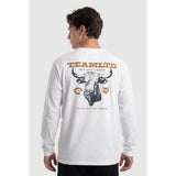 TEAMLTD - IRON STEER LONGSLEEVE TEE | White