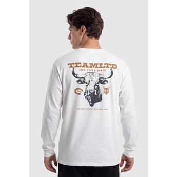 TEAMLTD - IRON STEER LONGSLEEVE TEE | White