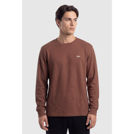 TEAMLTD - NORTHSHORE WAFFLE LONG SLEEVE | Copper