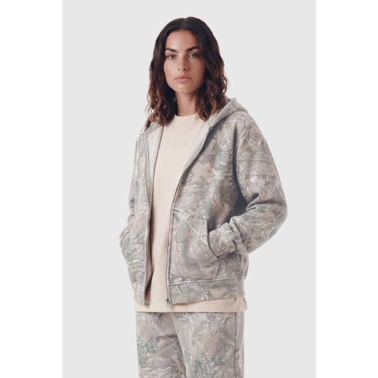 TEAMLTD - LUSH FULL ZIP HOODIE | Washed Camo