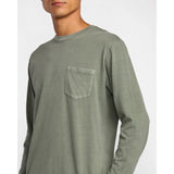 RVCA - PTC PIGMENT LONGSLEEVE TEE | SAGE LEAF