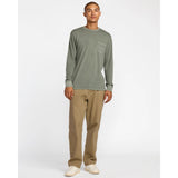 RVCA - PTC PIGMENT LONGSLEEVE TEE | SAGE LEAF