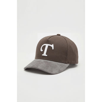TEAMLTD - MONOGRAM SNAPBACK | Brown Grey