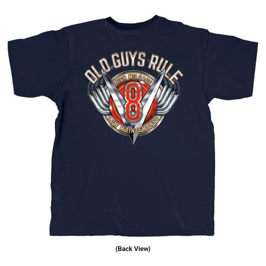 OLD GUYS RULE - V8 HIGH MILEAGE | Navy