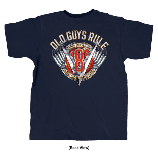 OLD GUYS RULE - V8 HIGH MILEAGE | Navy