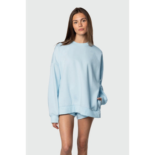 TEAMLTD - OVERSIZED CREWNECK | Ice Blue - The Cabana.ca