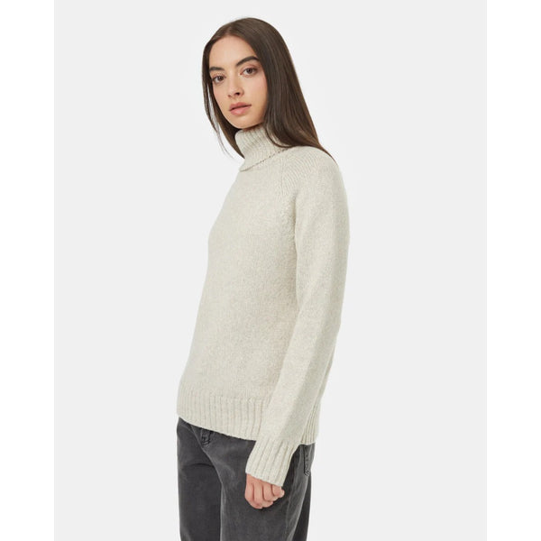 TENTREE - HIGHLINE WOOL TURTLENECK SWEATER | Pale Oak Heather