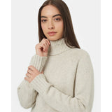 TENTREE - HIGHLINE WOOL TURTLENECK SWEATER | Pale Oak Heather