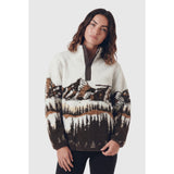 TEAMLTD - PEAKS SHERPA UNISEX PULLOVER | Brown
