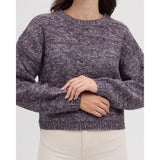 TENTREE -  WOMENS CRESCENT SWEATER | Plum Royale Blend