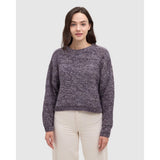 TENTREE -  WOMENS CRESCENT SWEATER | Plum Royale Blend