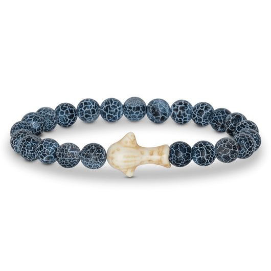 FAHLO - WHALE SHARK TRACKING BRACELET | DEEP BLUE