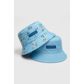 TEAMLTD - BUCKET HAT (REVERSIBLE) | Catch Of The Day Blue