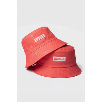 TEAMLTD - BUCKET HAT (REVERSIBLE) | Coral Mini Palm - The Cabana.ca