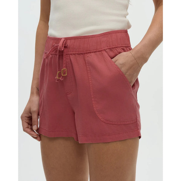 TENTREE - TENCEL INSTOW SHORT | Rosewood