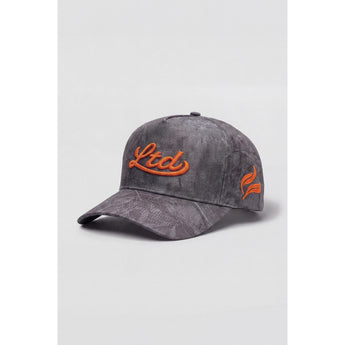TEAMLTD - SIGNATURE SNAPBACK | Black w/ Washed Camo