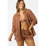 ONEILL - LENI RELAXED TOP | Carob Brown