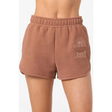 ONEILL - CHORE BREAK SCALLOP FLEECE SHORT | Carob Brown