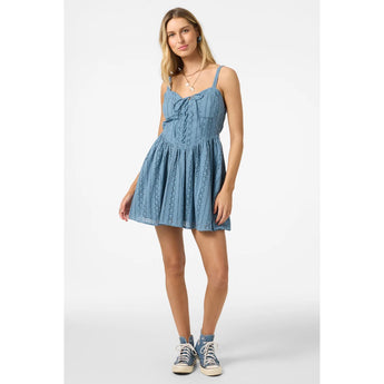 ONEILL - CAMDEN EMBROIDERED MINI DRESS | Provincial Blue