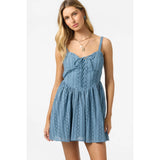 ONEILL - CAMDEN EMBROIDERED MINI DRESS | Provincial Blue