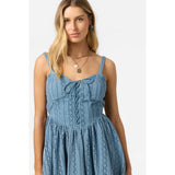 ONEILL - CAMDEN EMBROIDERED MINI DRESS | Provincial Blue