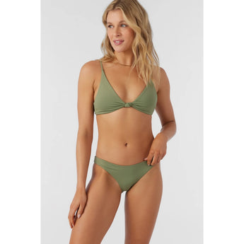 ONEILL - PISMO SALTWATER SOLID TOP | OIL GREEN