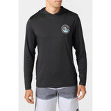 ONEILL - TRVLR UPF HOODED LONG SLEEVE - PEAK | BLACK