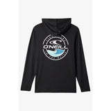 ONEILL - TRVLR UPF HOODED LONG SLEEVE - PEAK | BLACK