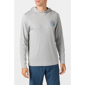 ONEILL - TRVLR UPF HOODED LONG SLEEVE - PEAK | HEATHER GREY