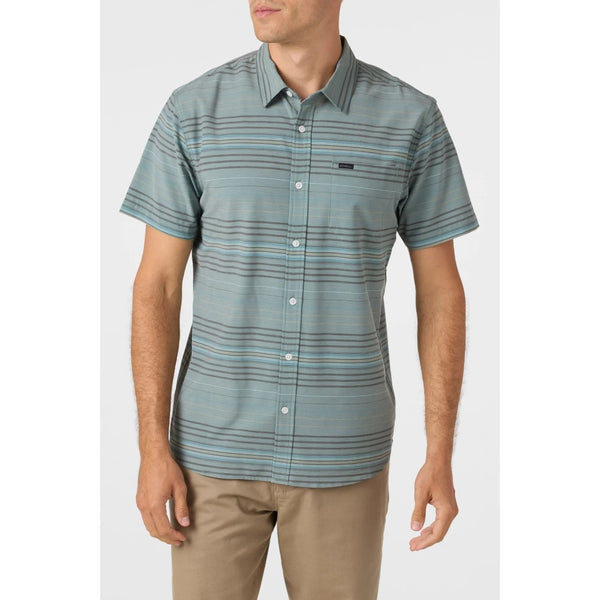 ONEILL - TRVLR UPF TRAVERSE STRIPED BUTTON-UP | SAGE