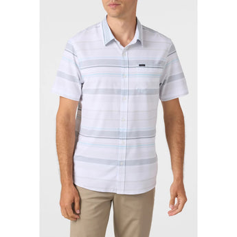 ONEILL - TRVLR UPF TRAVERSE STRIPE RELAXED BUTTON-UP | WHITE