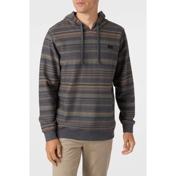 ONEILL - BAVARO STRIPE PULLOVER HOODIE | GRAPHITE