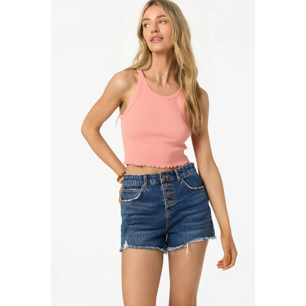 ONEILL - ALYX RIB TANK TOP | CORAL HAZE - The Cabana.ca
