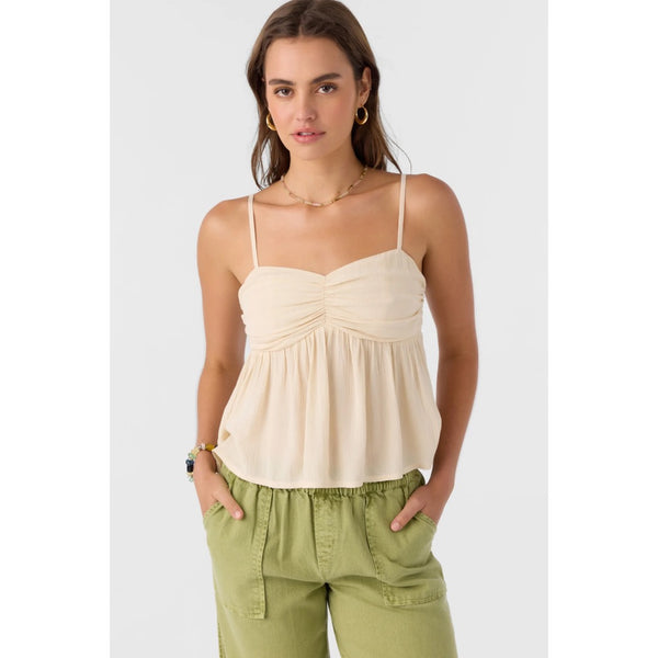 ONEILL - REETA SOLID TANK TOP | TAPIOCA