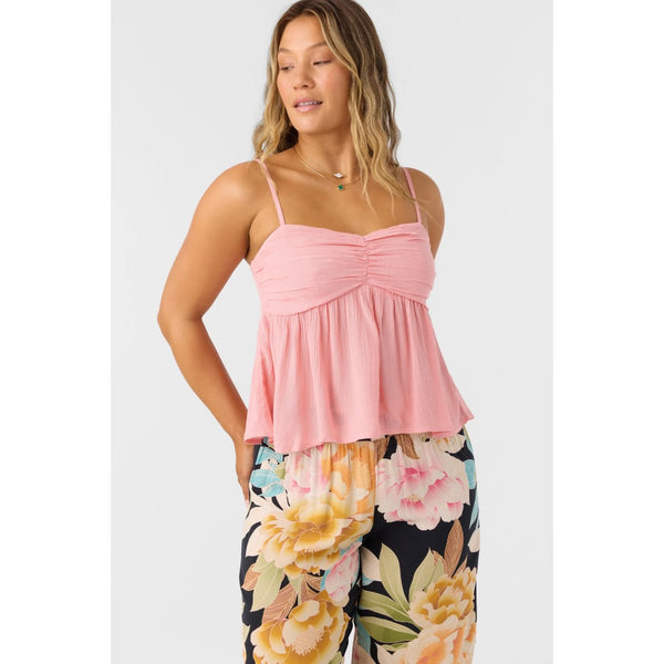 ONEILL - REETA SOLID TANK TOP | PEONY