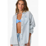 ONEILL - LENI STRIPE RELAXED LONG SLEEVE TOP | Tofu