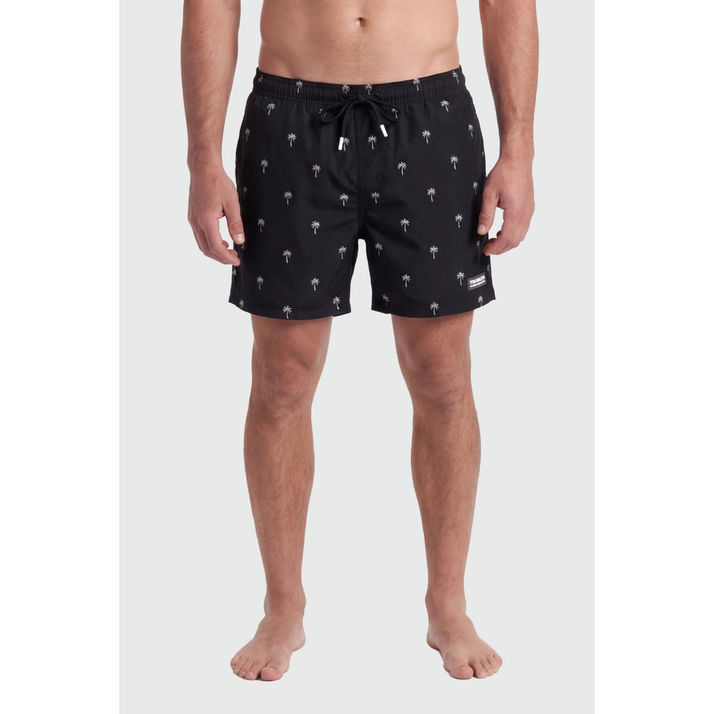 TheCabana.ca - TEAMLTD - CLASSIC 6" SWIM SHORTS | Black Mini Palm ...