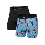 SAXX - DAYTRIPPER BOXER BRIEF FLY (2-PACK) | NAUGHTY VS NICE/BLACK