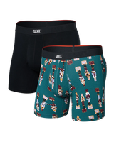 SAXX - VIBE XTRA SOFT COMFORT BOXER (2-PACK) | Nutcracker 25/Black