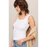 Z SUPPLY - LARKIN EMBROIDERED TANK | White