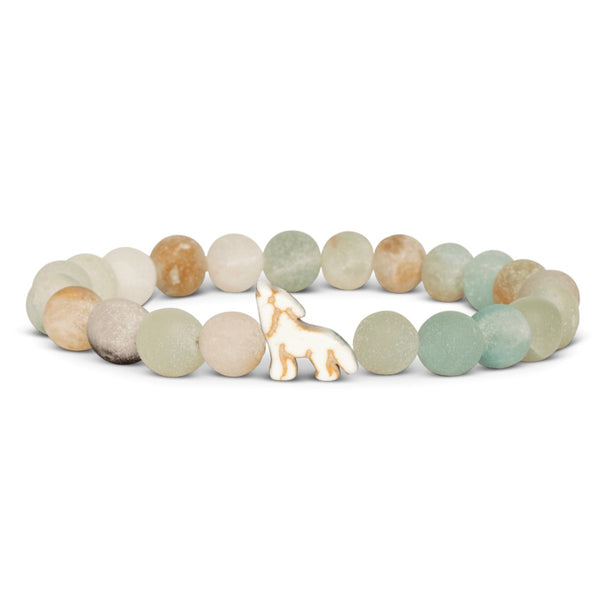 FAHLO - RED WOLF TRACKING BRACELET | SKY STONE