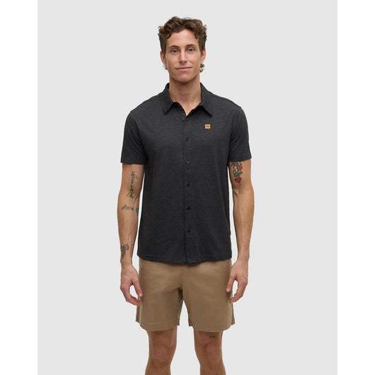 TENTREE - HAWTHORN SHIRT | Meteorite Black Heather